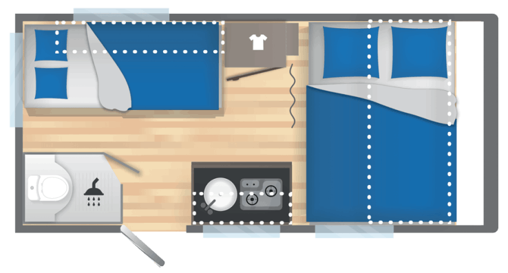 Caravelair Alba 390 lakókocsi