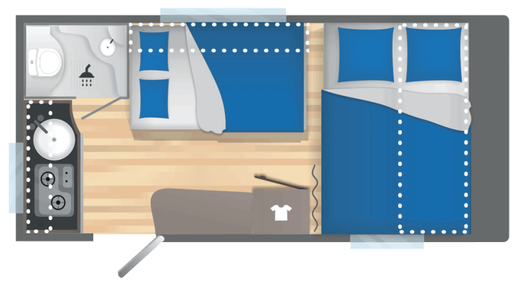 Caravelair Alba 400 lakókocsi