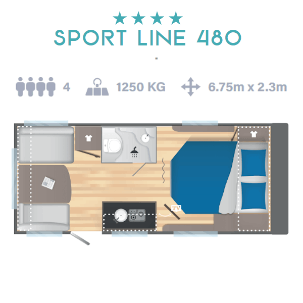 Caravelair Sport Line 480 lakókocsi